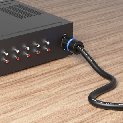 Monosaudio P901 HiFi tipptasemel toitekaabel Audiophile toitekaabel 2M puhtast vasest varjestusega, 2-pin OFC vahelduvvoolu toitejuhe, 4.5Sq Schuko+IEC C15 pistik DVD/võimendi/dekoodri/subwooferi/võimendi jaoks