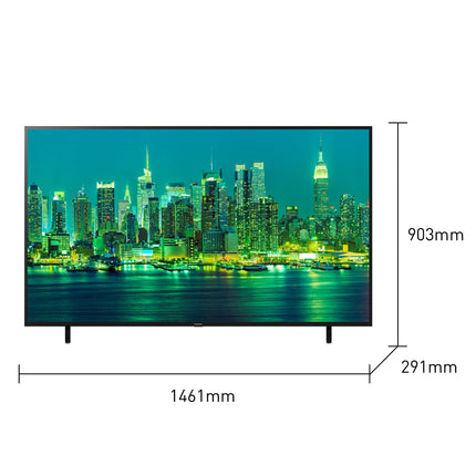 Panasonic TX-65LXW704 164 cm LED-teler (65 tolli, HDR ere paneel, 4K Ultra HD, kolmekordne tuuner, HDMI, USB, nutiteler), must