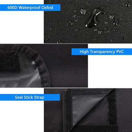 MaxAwe 40" - 42" Outdoor TV Cover, 42 x 26.5 x 5 inches (107 x 67 x 14 cm) Weatherproof Universal Screen Protector Black