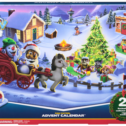 PAW Patrol: 2024 Advent Calendar with 24 Surprise Toys - Figures, Accessories and Kids Toys for Boys &amp; Girls Ages 3 and up!