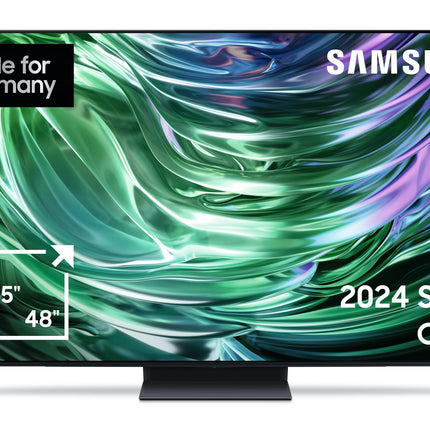 Samsung OLED 4K S90D 65 tolli (163 cm), UHD-teler, OLED HDR+, 4K tehisintellektiga pildiparandus, mängukeskus kuni 144 Hz, Dolby Atmos, OTS Lite, Knox Security, nutiteler, tehisintellektiga teler, Stiftung Warentesti testi tulemus 1,7