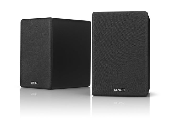 Denon SCN10 kõlar, kahesuunaline HiFi kõlar teleri helisüsteemile, 2 x 65 W, ühildub vastuvõtjate ja võimenditega, elegantne disain, must SCN10BKEM