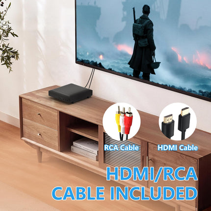 Ceihoit DVD-mängija telerile HDMI AV-väljundiga, USB-sisendiga, HD1080P DVD-CD-mängijaga, sisseehitatud PAL NTSC-süsteemiga, kõikide regioonide vaba, HDMI/AV-kaabel kaasas
