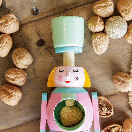 KitchenCraft KCXMNUTLADY puidust Pähklipureja kollektsioon, naistele, kinkekaardiga, segatud