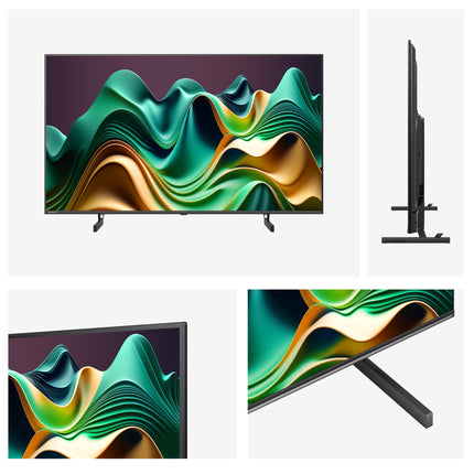 Hisense 50U6NQ 126 cm (50-tolline) 4K Mini LED ULED HDR nutiteler, 60Hz, HDMI 2.0, Game Mode Plus, Dolby Vision ja Atmos, Bluetooth, sisseehitatud Alexa, antratsiithall, [2024]