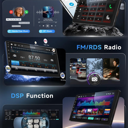 8 südamikku 6+128G Android autoraadio Suzuki SX4 2006-2013/FIAT Sedici 2005-2014 juhtmevaba Carplay 9-tollise Android Auto Mirror Linkiga Bluetooth FM/RDS/EQ/DSP WiFi GPS rooliratta juhtimine tahavaatekaamera