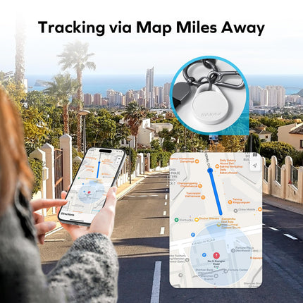 Momax Smart Air Tracker, pagasijälgija, nutikas silt võtmetele, seljakottidele, rahakottidele ja lemmikloomadele, töötab Apple Find My rakendusega (ainult iOS 18+), sisaldab globaalset otsinguvõimalust, 2-osaline komplekt