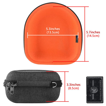 Geekria Headphone Case for Marshall Major, Major II, Major III, Monitor Bluetooth Wireless Over-Ear Headphones, Protective Bag for Headset Case, Hard Carrying Case