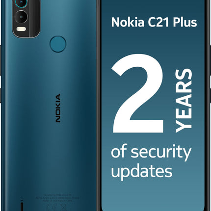 Nokia C21 Plus 32GB/2GB RAM Dual SIM tumesinine