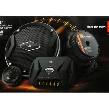 JBL GTO609C - Harman Kardoni kahesuunaline komponentkõlarikomplekt autosse - 270-vatine auto hi-fi kõlarikarp 6 tolli 165 mm 16,5 cm