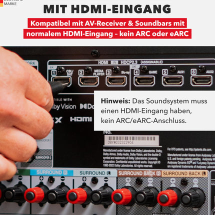 FeinTech AX110 HDMI 2.1 eARC heliekstraktori muundur HDMI-eARC-ga teleritele