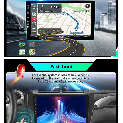 SXAUTO [Sisseehitatud DAB] Android 14 autoraadio Mitsubishi ASX-ile (2010-2019) - sisseehitatud Carplay/Android Auto - LED-kaamera + mikrofon - 4G+64G - AHD 360-CAM roolijuhtimise kiirkäivitus - 2 DIN IPS 10.1 tolli