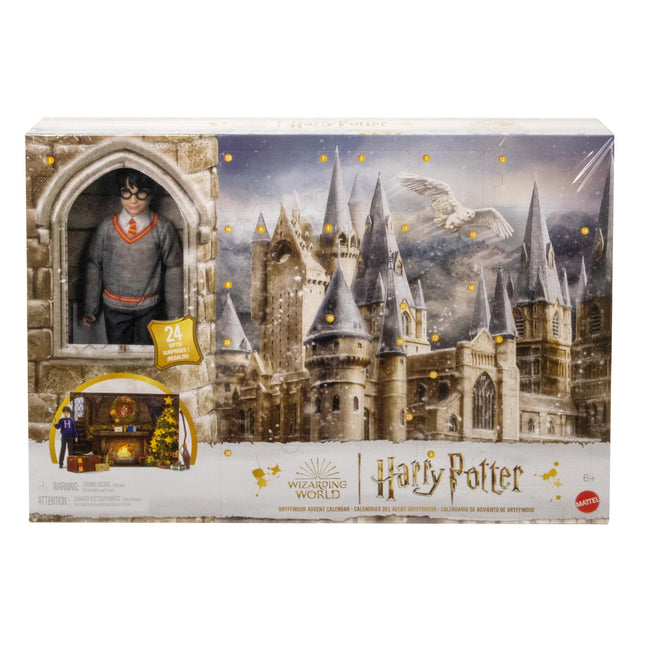 Harry Potteri mänguasjad, Gryffindori advendikalender, umbes 30 cm suurune moenukk ja 24 aksessuaari üllatusteks HND80