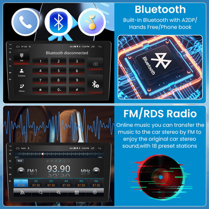 2G+64G Android autoraadio 2 DIN VW Magotan/CC Passat B7/B6 2010-2015 koos Apple Carplay, Android Auto Navi, GPS, WIFI, 10,1-tolline autoraadio peegliühendusega, Bluetooth, FM/RDS, DAB/OBD/DVR/SWC tahavaatekaamera