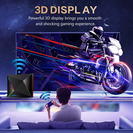 Android 14.0 teleriboks, Android Box 2GB RAM 16GB ROM WIFI6 1000M Ethernet 4K 8K HDR10 kiibistik Allwinner H728, tugi 2.4G/5.8G kahekordne WiFi BT5.0 USB 2.0 USB 3.0 teleriboks Android