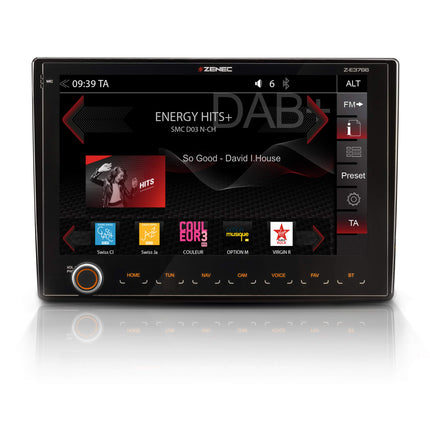 ZENEC Z-E3766: Infotainer FIAT Ducato jaoks koos Android Auto, Apple CarPlay, 2-DIN meediakeskusega 9"/22,9 cm puutetundliku ekraaniga, autoraadio DAB+ ja USB-ga, laiendatav matkaauto navigatsioonisüsteemiks.