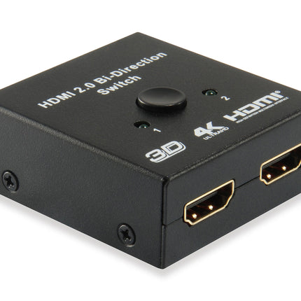 Equip 332723 kahesuunaline HDMI-lüliti HDMI 2-pordiline jaotur/lüliti