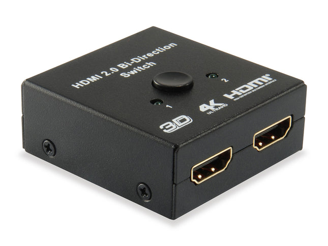 Equip 332723 kahesuunaline HDMI-lüliti HDMI 2-pordiline jaotur/lüliti
