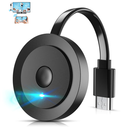 Wireless HDMI Dongle TV 4K, Wireless Smart Media Player Streaming, Screen Casting for Miracast/iOS/Mac OS/Airplay/Android/Windows/DLNA, to HDTV, Monitor, Projector