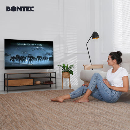 BONTEC TV seinakinnitus, pööratav ja kallutatav, täielikult liikuv, sobib 23–70-tollistele lamedatele ja kumeratele LCD-LED-teleritele või monitoridele kuni 45 kg, max VESA 400x400 mm