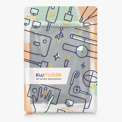 kwmobile 49-50" välistingimustes kasutatav teleriümbris - teleriümbrise ekraanikaitse - ilmastikukindel kaitseümbris - hall