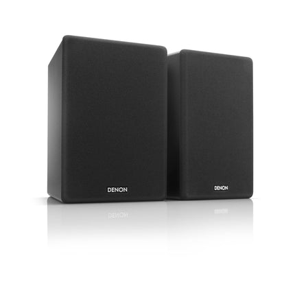 Denon SCN10 kõlar, kahesuunaline HiFi kõlar teleri helisüsteemile, 2 x 65 W, ühildub vastuvõtjate ja võimenditega, elegantne disain, must SCN10BKEM