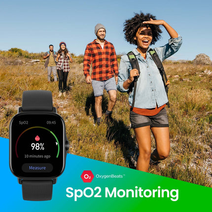 [2022. aasta versioon] Amazfit GTS 2 43 mm nutikell AMOLED alati sisse lülitatud ekraaniga, Bluetooth-kõnede, 3 GB muusikasalvestusruumiga, spordikell 90 spordirežiimiga, pulsi ja SpO2 jälgimine, töötab Alexa ja GPS-iga