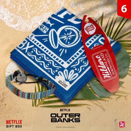 YuMe 15309 - Netflixi kinkekarp, advendikalender heliefektidega, vanuses 16+, 24 üllatust 7 populaarsest Netflixi sarjast