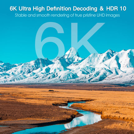 Android TV Box 12.0, teleriboks Android 2025 4 GB RAM 64 GB ROM H618 neljatuumaline Cortex-A53 protsessor, Android Box 6K 4K WiFi6 2.4G+5G kahe WiFi-ühendusega Bluetooth 5.0 LAN 100M Ethernet HDR10+ 3D H.265 nutiboks telerile