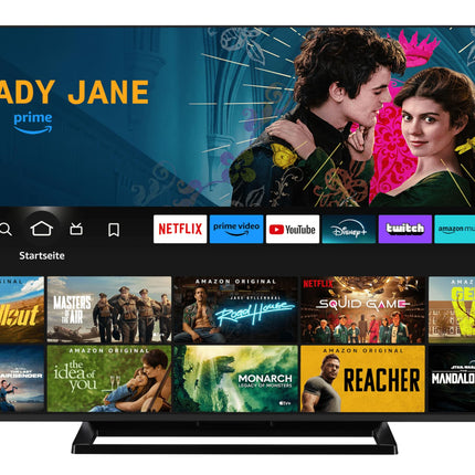 Toshiba 65-tolline Fire TV (4K UHD nutiteler, HDR Dolby Vision, kolmekordne tuuner, sisseehitatud Alexa, Onkyo heli) 65UF3F63DAZ