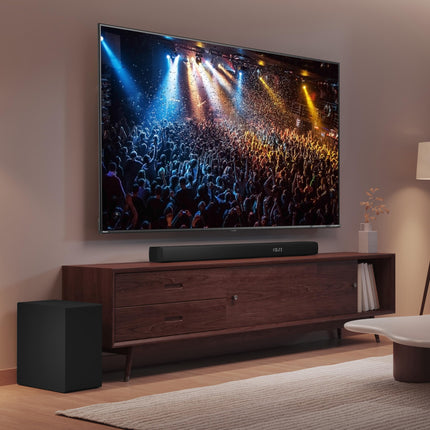 Hisense HS3100 3.1 kanaliga soundbar juhtmevaba subwooferiga, 480W, Dolby Audio, Bluetooth, HDMI ARC/optiline/AUX/USB, must
