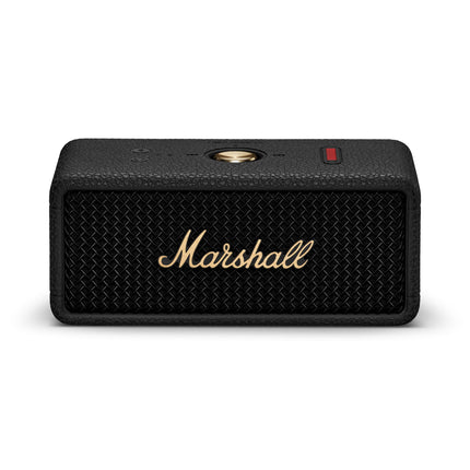Marshall Emberton III Portable Bluetooth Speaker, Wireless, IP67 Dust and Water Resistant, Over 32 Hours Playtime - Black and Brass