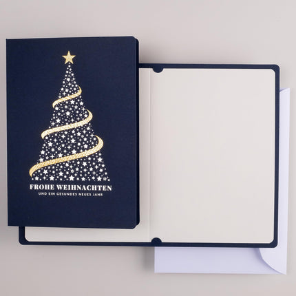 Art Nuvo Christmas cards with envelopes and inserts – Set of 10 exclusive Christmas cards