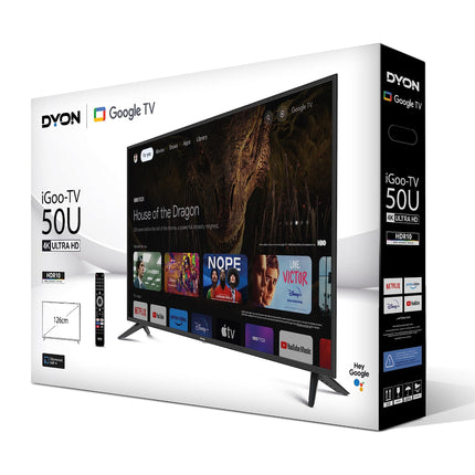 DYONi nutitelerite seeria (Google TV (4K UHD), 50 tolli)