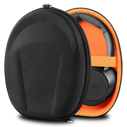Geekria Shield kõrvaklapiümbris, ühildub Plantronics HW520, Voyager 8200 UC, Voyager 4320 ümbrisega, kõva kestaga reisikott lisatarvikute hoiukohaga (must)
