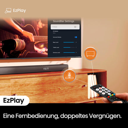 Hisense 43E7NQ 108 cm (43-tollise) teleri komplekt, 4K UHD, QLED, HDR10, HDR10+ dekodeerimine, HLG, Dolby Vision Atmos, 60Hz paneel, sujuv liikumine, Bluetooth HS3100