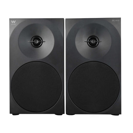 Woxter Dynamic Line 2.0 stereo speaker (powered by 150W, wood, 4 woofers, 2 tweeters, 3.5mm RCA, bass reflex control (volume, treble, bass), color black DL-410 Black Única