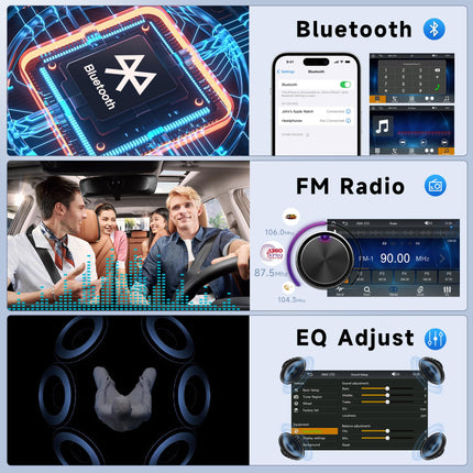 A-apple Carplay autoraadio 1 DIN Android Auto Mirror Link Bluetoothiga 7-tolline puutetundliku ekraaniga autoraadio Bluetooth Handsfree FM-raadio USB/AUX/TF/EQ Roolil juhtimine tahavaatekaamera