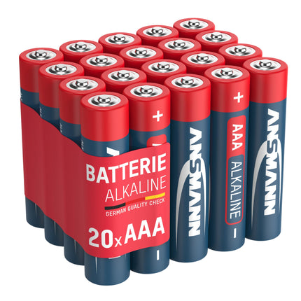 ANSMANN leelispatarei Micro AAA / LR03 1.5V / pika elueaga leelispatareide sooduspakk praktilises hoiukarbis / 40 tk