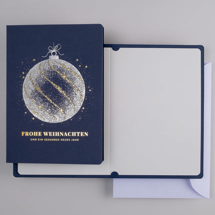 Art Nuvo Christmas cards with envelopes and inserts – Set of 10 exclusive Christmas cards