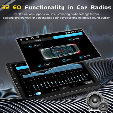 [4G+64G] Inefala Android autoraadio Peugeot 107/Toyota Aygo/Citroen C1 2004-2014 juhtmevaba Carplay Androidiga, 10-tolline puutetundliku ekraaniga autoraadio Bluetooth GPS-i, WiFi, RDS/FM EQ, SWC, tahavaatekaamera, mikrofon
