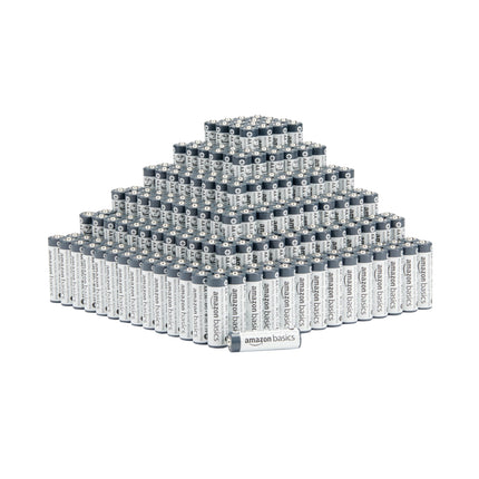 Amazon Basics AA leelispatareid, 1,5 V, 5-aastane säilivusaeg, 300 tk