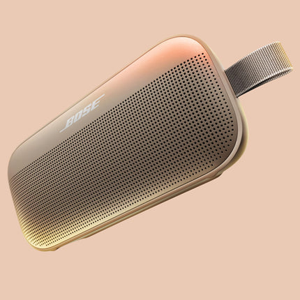Bose SoundLink Flex Portable Bluetooth Speaker (2nd Gen.), Portable outdoor speaker, waterproof and dustproof, with lifelike sound, up to 12 hours of battery life, Sandstone