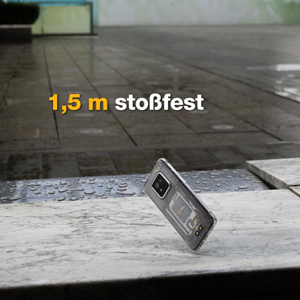 AGM X6 5G õues kasutatav nutitelefon, lukustamata, temperatuurianduriga (2024), 8GB+128GB/512GB, 6,78'' FHD+ ekraan, Android 14 vastupidav veekindel nutitelefon, 50MP+16MP, kahekordne SIM/näotuvastuse/5000mAh aku, läbipaistev