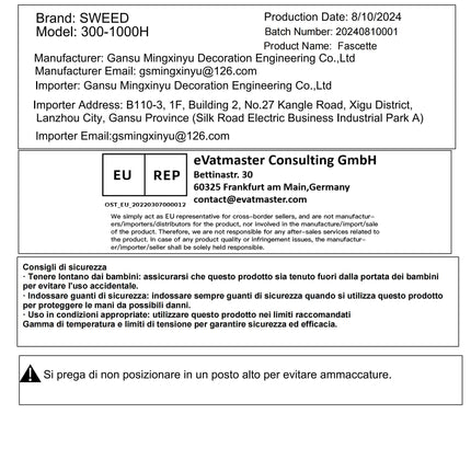 SWEED cable ties black 300mm, 1000 pieces cable ties UV-resistant, 4.8mm wide cable ties tensile strength of up to 22kg for industry, horticulture, cable industry