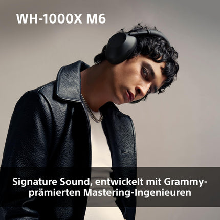 Sony lipulaev WH-1000XM6 mürasummutavad juhtmevabad kõrvaklapid, iseloomulik kõrglahutusega heli, ülim mugavus, kokkupandav disain, vastupidav ümbris, 30-tunnine aku, iOS ja Android - hõbedane