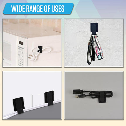 Armiz 20 Pack Cable Clips, Self-Adhesive, Efficient Cable Clips, Organizer, Cable Management, Strong, Self-Adhesive Cable Clips…