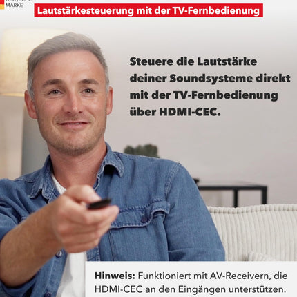 FeinTech AX110 HDMI 2.1 eARC heliekstraktori muundur HDMI-eARC-ga teleritele