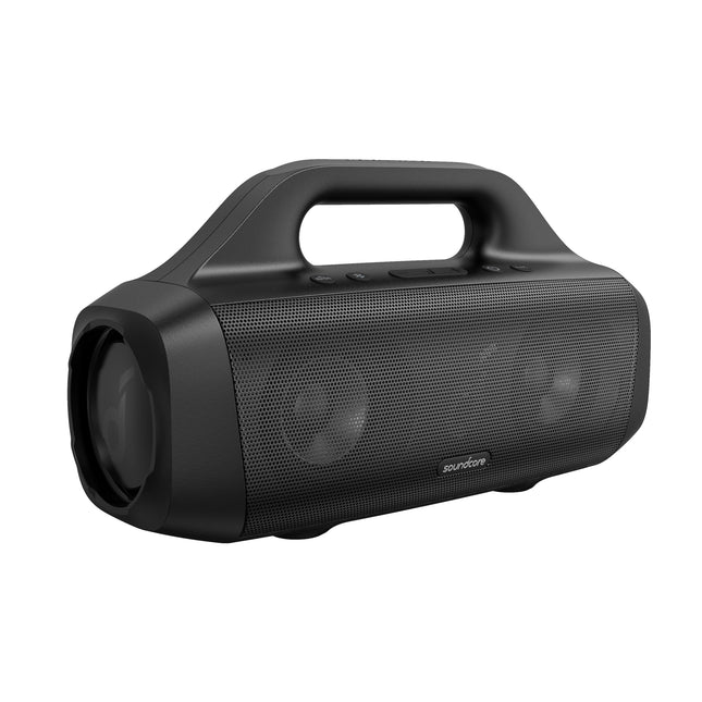 Soundcore Motion Boom Bluetooth speaker by Anker, with titanium audio drivers, BassUp technology, IPX7 water protection, 24h battery, ideal for outdoors, garden, beach