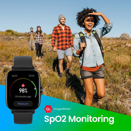 [2022. aasta versioon] Amazfit GTS 2 43 mm nutikell AMOLED alati sisse lülitatud ekraaniga, Bluetooth-kõnede, 3 GB muusikasalvestusruumiga, spordikell 90 spordirežiimiga, pulsi ja SpO2 jälgimine, töötab Alexa ja GPS-iga